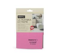 PERFETTO Ultrafibra Extreme Panno in Microfibra per Bagno e WC, Rosa, 36x32 cm, Pulizia Senza Aloni