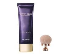 Perfezionatore per tutto il viso, con pennello trucco corpo extra large, crema coprente per tatuaggi, correttore corpo a copertura totale waterproof, correttore a lunga tenuta anti-sudore (1Pcs)