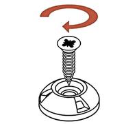 Perfix Bottone Femmina Bianco