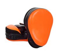 perfk 1 Paio di guantoni da Boxe curvi, Articoli per Il Fitness, Guanti da Sparring in Pelle PU, Bersaglio per la Mano da Boxe per l'allenamento nel, Orangina
