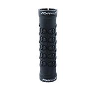 perfk 1 Paio di Manopole per Manubrio da Bicicletta con Impugnature Ergonomiche Antiscivolo, Chiusura Sicura, in Alluminio E Gomma Resistente, Assorbimento, Teschio Nero