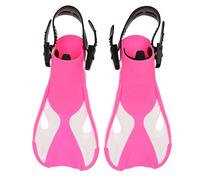 perfk 1 Paio di Regolabili con Tallone Aperto per Immersioni Subacquee, Ideali per Snorkeling E Allenamento al Nuoto, Rosa