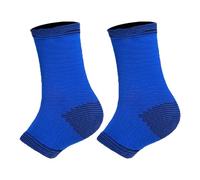 perfk 1 Paio di Supporti per Piede E Caviglia per Bambini Muay Thai, Cavigliere Protettive con Calzino in Nylon, Adatte per Arti Marziali Miste, per Ba, Blu