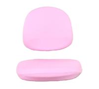 perfk 1 Set Coprisedile da Ufficio per Computer con Stampa Elasticizzata, per seggiola Girevole Rimovibile E Lavabile, Rosa