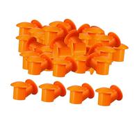 perfk 100x Cappucci di sicurezza per barre d'armatura Protezione per barre d'armatura infortuni Indossare cappucci protettivi Protezione