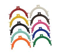 perfk 10x Chiusura per borsa in resina per realizzare una struttura per borsa fai da te, hardware per artigianato, maniglia per, accessori per, fermagli a