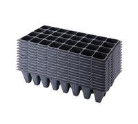 perfk 12 vassoi per piantine da con Foro e Foro di drenaggio, vassoi Multiuso per la Coltivazione di microgreens per Frutta da Fattoria da Interno, 32 Celle