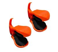 perfk 2 Pezzi Canna da Pesca Fissa con Palline Porta Attrezzi Cinghie di Protezione Elastiche compatte per l'organizzazione della Canna da Pesca per, Orangina