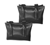 perfk 2 pezzi di coperture per rubinetti esterni, coperture per tubi isolate, calzini isolanti per l'inverno, protezione antigelo per la cucina esterna, Nero