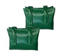 perfk 2 pezzi di coperture per rubinetti esterni, coperture per tubi isolate, calzini isolanti per l'inverno, protezione antigelo per la cucina esterna, Verde Scuro