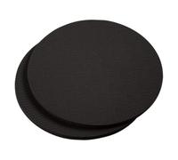 perfk 2 Pezzi di Ginocchiere Rotonde per, Tappetino Compatto da 18 cm, Cuscino per Esercizi per Proteggere Ginocchia, Caviglie, Gomiti, Polsi, Mani, Nero