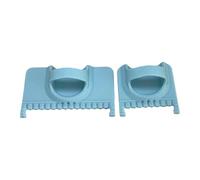 perfk 2 Pezzi Guida Cucitura Bordo Righello Cucito Pollice Ruler Strumento PLA Adatto per Cucitura Dritta Quilting Bordature Progetti Fai da Te Uso Adulto P, Blu