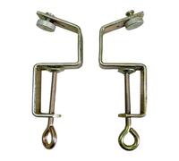 perfk 2 pezzi Morsetti da tavolo per macchina per maglieria Parti per macchina per maglieria a coste ad alta resistenza Accessori di fissaggio in metallo