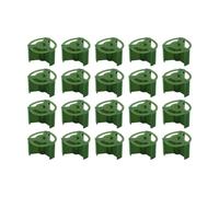 perfk 20 pezzi di inserti per vasi da cimitero, staffa riutilizzabile, facile installazione, base portafiori a 4 fori, composizioni floreali per prato