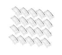 perfk 20 Pezzi Pettine Da Sposa Fermaglio per Forcine per Capelli Accessori per Capelli 30 per Fidanzamento, Bianco