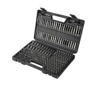 perfk 214 Pezzi Kit di Punte con Custodia in Acciaio S2 Portainserti Magnetico Universale Inserti per Professionisti, Amanti Del Fai da Te, Cantiere