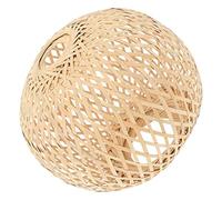 perfk 21x20 Cm Paralumi, Paralumi per Lampade, Paralume di bambù, Paralume Vimini, Intrecciato in Lampadario a Sospensione Intrecciata a Soffitto per Soggiorno