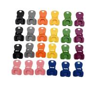 perfk 24 pezzi apriscatole manuali facili da usare, tappo di protezione per lattine, compatto, a prova di perdite, apriscatole ad anello per bar, picnic,