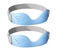 perfk 2X Ginocchiere, Cinghie di Supporto per Rotula, Stabilizzatore per Rotula Regolabile per Esercizi, Fitness, Pallavolo, Giovani, Blu