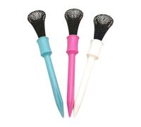 perfk 3 Pezzi di Tee da Golf, Accessori per campi da Golf, Attrezzatura Stabile, Porta Palline da Golf, Strumento di Pratica per Esercizi Sportivi, 7.5 Cm