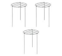 perfk 3x PEONY Support Gages Support Support Stends Elegant Metal Frame di arrampicata robusta Trellis crescere attraverso i cerchi per il cortile rosa, Griglia