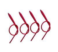 perfk 4 Protezioni per I Bordi di Lunghe da Sub, Efficienti E Pratiche, in Silicone, Rosso