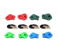 perfk 8X Prese per Arrampicata su Roccia, Prese per Parete da Arrampicata, Pietre per Arrampicata su Parete, per Esterni, 4 Cinghie a Cricchetto