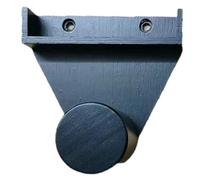 perfk Accessorio per riporre Il Biliardo a Triangolo da Parete, 4,7x4,7 Pollici, per l'organizzazione della, Installazione Rapida, Risparmio, Nero