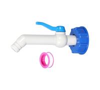 perfk Adattatore per Contenitore con valvola a Sfera, Pratico connettore, Filettatura precisa per Tubo da Giardino, valvola per Serbatoio, Style B