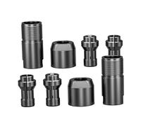 perfk Adattatore per smerigliatura angolare tipo 100 per smerigliatura dritta Adattatore filettato Testa di conversione da 3/6 mm per levigatura, 8 Pezzi