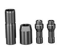 perfk Adattatore per smerigliatura angolare tipo 100 per smerigliatura dritta Adattatore filettato Testa di conversione da 3/6 mm per levigatura, 4 Pezzi