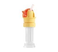 perfk Adattatore per tappo di cannuccia per borraccia 2 in 1, tappo di ricambio per borraccia, tappo per borraccia per succo, per viaggio, auto, neonati, Rosso