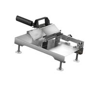 perfk Affettatrice manuale per carne congelata, taglierina regolabile con ventose per verdure, hot pot, negozio di formaggi