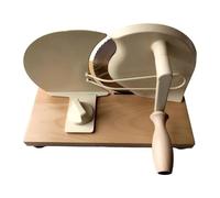 perfk Affettatrice manuale per pane, spessore regolabile, con base in legno, taglio uniforme, accessori per la cottura a manovella per pane