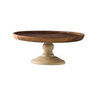 perfk Alzata per Torte, Piatto per Dessert E Caramelle, Spazioso Contenitore per Dolci per La Casa, Piatto Da Esposizione per Shower E Matrimoni, 23.2 X 9.8 Cm