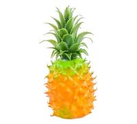 perfk Ananas artificiale, frutto artificiale che sembra vero, modello di frutta finta moderna e realistica per la decorazione e il supporto fotografico, 10x24 Cm