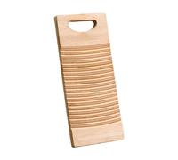perfk Asse da bucato, pratica tavola da bucato rettangolare multifunzione in bambù per lavare i vestiti, per la casa, la lavanderia e la casa, 40x15 Cm