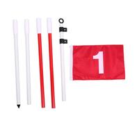 perfk Asta portabandiera da Golf, Bandiera da Golf con Design a 5 sezioni, per Allenamento con Putt Pratica del Country Club, per Uomini e Donne, Senza Foro per Tazza