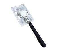 perfk Asta telescopica, Porta Carte, Pinza, Strumento di Presa, Uso Personale e Commerciale, Portatile, efficiente, per Il parcheggio di Veicoli, Chiaro