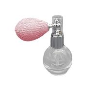 perfk Atomizzatore spray per profumo da 12 ml, ugello anti-intasamento vuoto, adatto ai viaggi, piccolo diffusore di oli essenziali per la casa, in silicone, Rosa