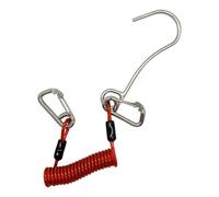 perfk Attrezzatura per Immersioni subacquee con Bobina a Molla per subacquei, attività subacquee, Immersioni in Corrente, versatilità, Accessorio Robusto, Rosso