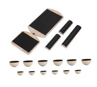 perfk Balance Board per Esercizi di stabilità su Una Gamba, Multiuso, Portatile, in Legno, per Uso Domestico e in Ufficio, per allenare l'equilibrio e, Style a