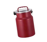 perfk Barattolo di stoccaggio sigillato per cereali, facile da pulire, riutilizzabile, barattolo ermetico, contenitore per per cereali, frutta, Rosso