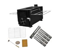 perfk Barbecue da Campeggio, griglia a Carbone, Pieghevole, Multifunzionale, Compatto, per Picnic, Giardino, Spiaggia