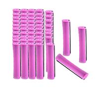 perfk Bigodini Professionali Cold Wave Perm Rods Cilindrici Arricciacapelli Permanente con Copertura Plastica Resina Antiscivolo Adatti a Casa Parrucchiere, 50 pezzi 1,9 cm