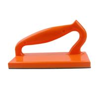 perfk Blocco di spinta per lavorazione del legno per da tavolo, base in gomma da 2 mm, versatile per hobbisti, design a 3 vie, impugnatura comoda, 15,2, Orangina