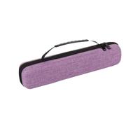 perfk Borsa da viaggio per ferro arricciacapelli in EVA, contenitore portaoggetti con maniglia, custodia portatile per il trasporto di piastre per capelli, Viola