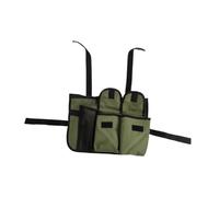 perfk Borsa per braccioli per Sedia da Spiaggia, Borsa portaoggetti da Appendere per Sedia da Spiaggia, portaoggetti da Viaggio con Cinghie, Organizer per, Verde Militare