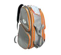 perfk Borsa per pickleball sacca da tennis che trasporta sacchetta per saperie a pallacini per sacca per saccheggia per la palestra per palestra da, Grigio Arancione