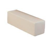 perfk Braccio laterale cuscino rettangolare rettangolare con cuscinetto rimovibile cuscino per cuscino per la casa di diva, Beige